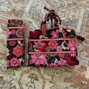 Vera Bradley Travel Organizer and Hot Tool Cover